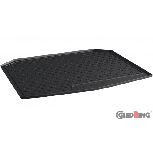 Original Gledring Premium Gummi Kofferraummatte - SKODA Karoq 2WD&4WD (Tiefer variabler Boden) 2017->